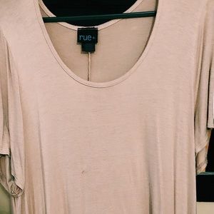 Rue 21 Tan long shirt